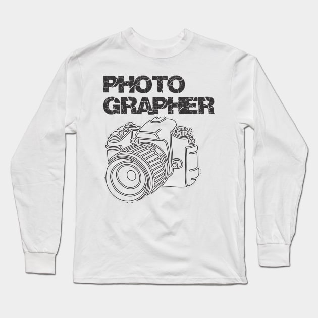 Photographer Long Sleeve T-Shirt by Ara-Mora